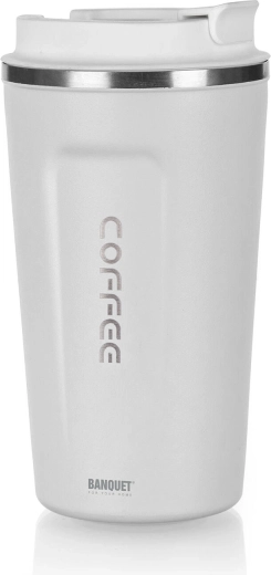 Termokrūze 450 ml Arty balts nerūsējošais tērauds
