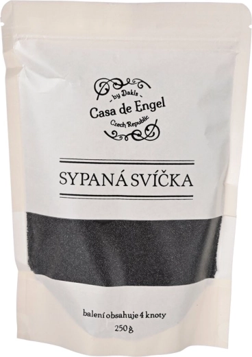 Melns beramais vasks sveču izgatavošanai ar 4 daktiem (250 g)