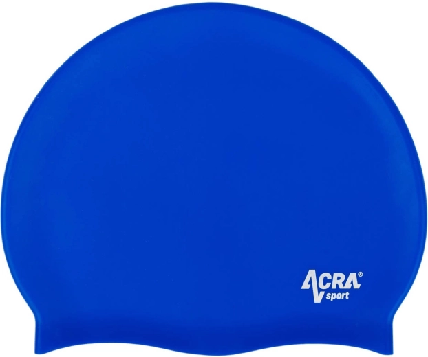ACRA zilā silikona peldcepure