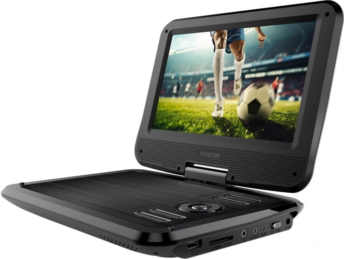 10" swivel LCD display