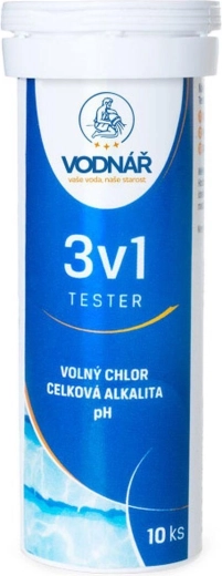 3-in-1 Test Strips AQUARIUS (10 pcs)