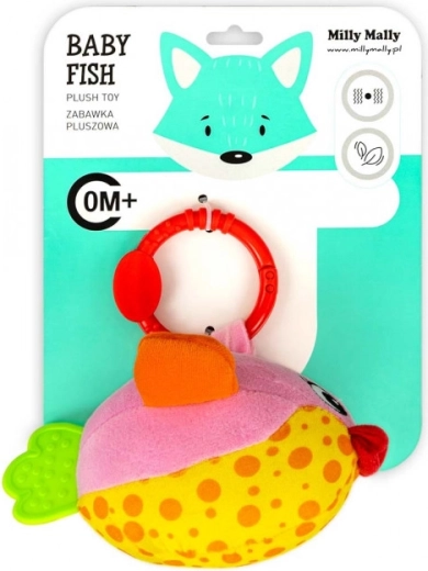 Hanging plush fish Baby fish pink - 1 piece