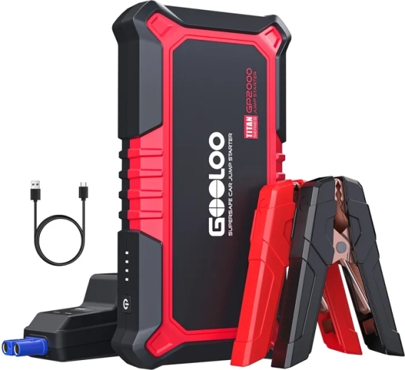 Gooloo GP2000 12V startera palaišanas ierīce 37 Wh