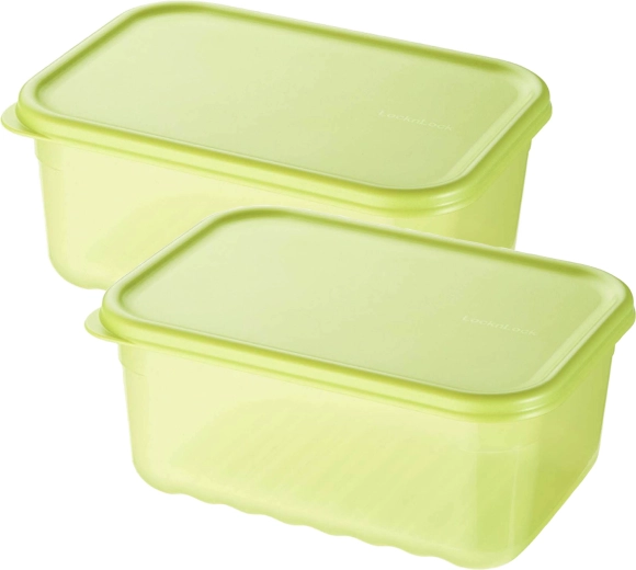 Lock&Lock Fresh Block pārtikas uzglabāšanas trauki 1,5 l – komplekts 2 gab.
