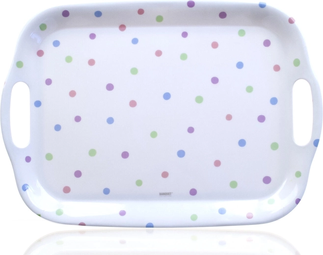 PUNTO melamine tray with handles 36 × 25.5 cm