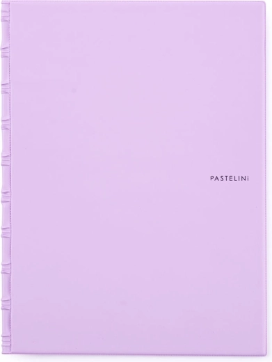 A4 mape ar sānu kabatu Pastelini violeta
