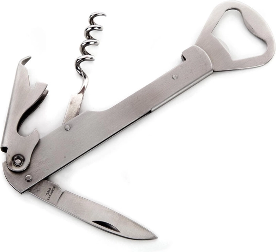 Large stainless steel waiter's opener