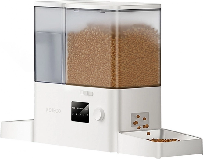 Rojeco 2-in-1 smart fountain and feeder for pets