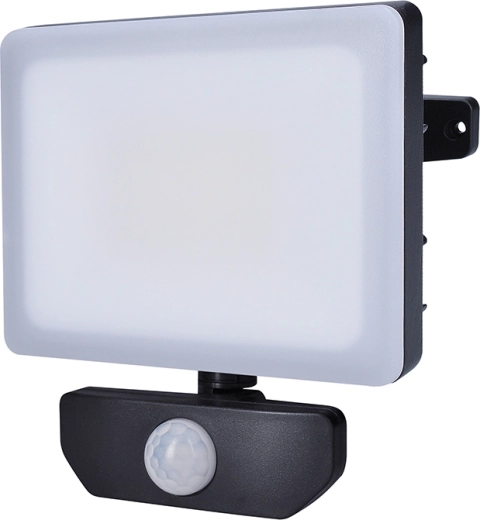 Solight Quick LED floodlight with motion sensor 30 W, 2550 lm, 4000 K, IP44, black