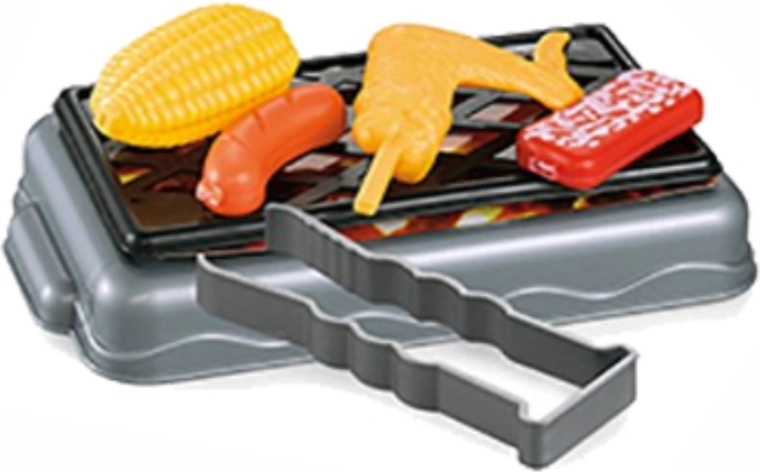 Grilling and serving with accessories and foods
