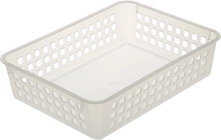 Caurspīdīgs plastmasas groziņš 24,5 × 18,5 × 6 cm