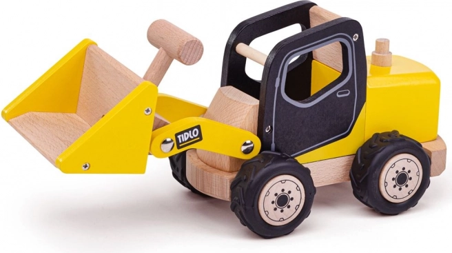 Tidlo Yellow Wooden Excavator
