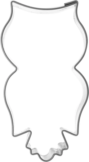 Metāla cepumu formiņa “Pūce” 7 cm