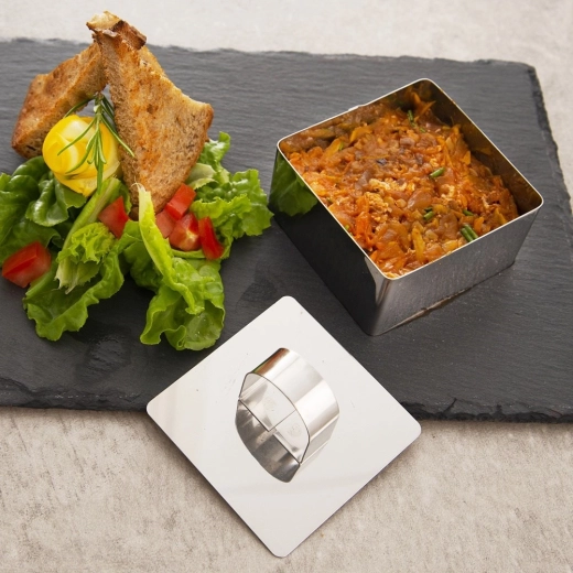Durable stainless steel for easy release