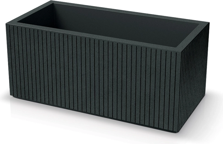 Puķu pods CORO CASE 80 cm tumši pelēks