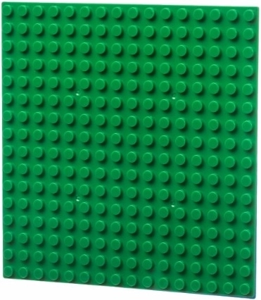 L‑w Toys pamatplate 16×16 tumši zaļa