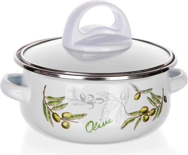 Suitable for oven use as well (without the glass lid)