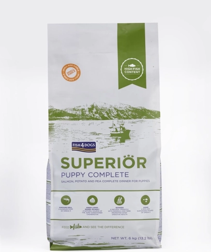 Fish4Dogs Superior kibble for small-breed puppies salmon with potatoes 6 kg