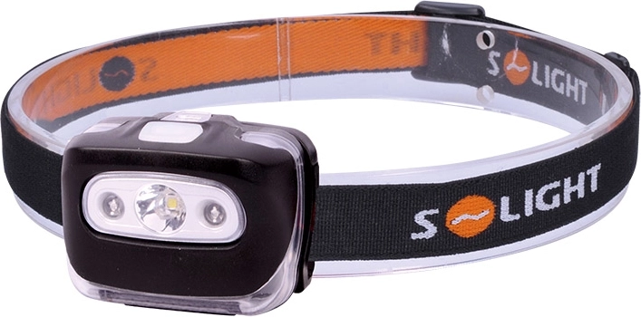 Solight LED pieres lukturis 3 W ar sarkano gaismu, uz 3× AAA - 1 gab.