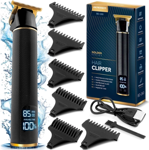 Berdsen Barber Master BD-260 Hair and Beard Trimmer, Black