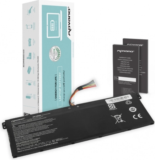 Movano AP19B8K Battery for Acer Aspire 3 A314-22, A315-56, A315-57, A315-58 and A317, 3400 mAh, 39 Wh