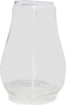 Stikla cilindrs petrolejas lampai 14 cm (lampai 30 cm)