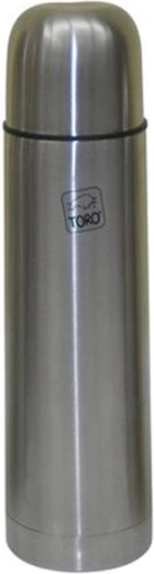 Nerūsējošā tērauda termoss Toro ar stop vārstu 0,7 l