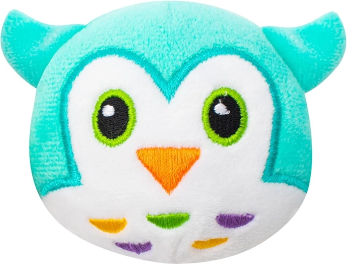 Soft plush mouse and owl characters