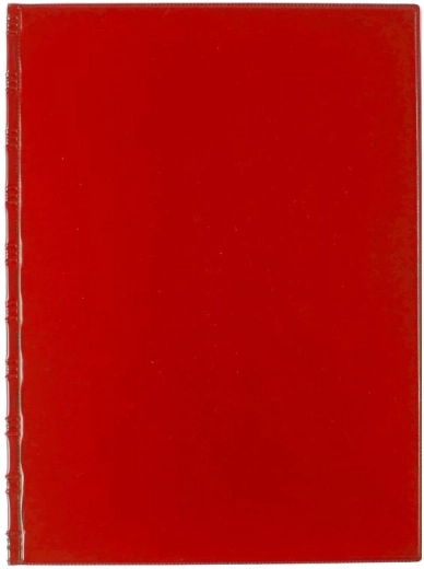 A4 mape ar sānu kabatu Classic, sarkana
