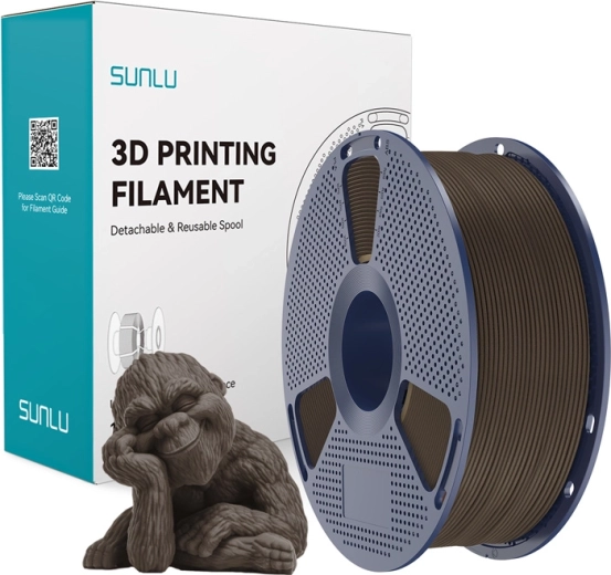 Sunlu Wood filaments pro 3D drukai, valrieksts