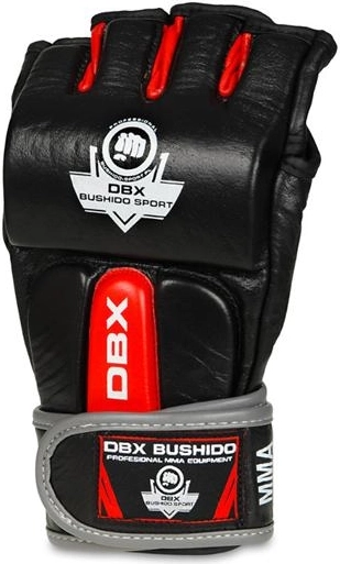 MMA cimdi DBX Bushido no liellopu ādas – Izmērs 1