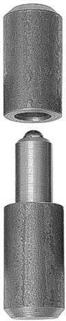Metināms eņģes piekare ar lodīti 65 × 16 mm