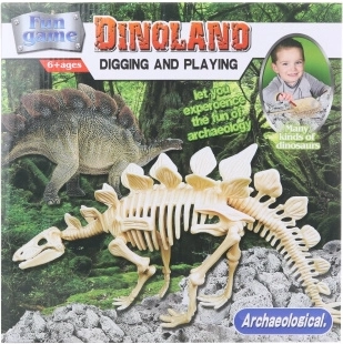 Stegozaura izrakumi – bērnu paleontoloģijas komplekts