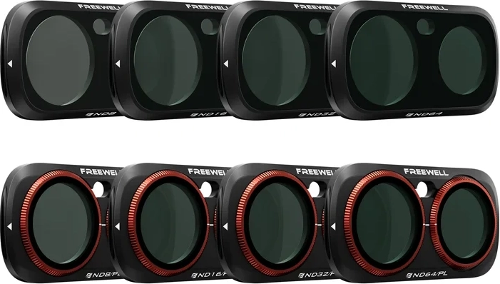 Freewell All Day filter set for Insta360 Luna Ultra (8 pcs)