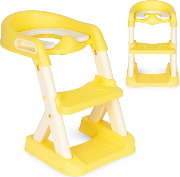 Bērnu tualetes sēdeklis ar kāpnītēm ECOTOYS