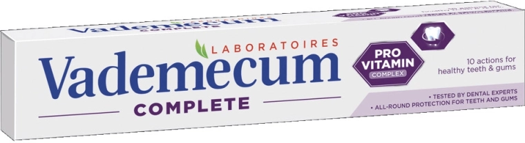 Vademecum ProLine Complete zobu pasta zobiem un smaganām 75 ml