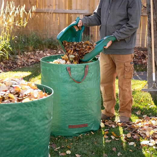 Ideal for garden waste bags