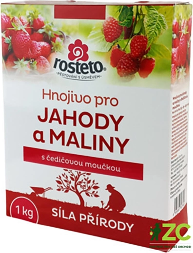 Mēslojums ar diatomīta miltiem zemenēm un avenēm 1 kg ROSTETO