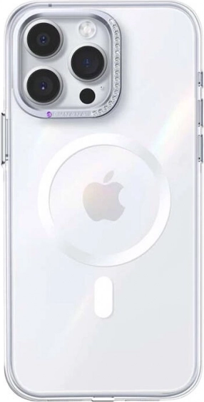 Joyroom MagSafe Glacier maciņš iPhone 15 Pro Max — caurspīdīgs