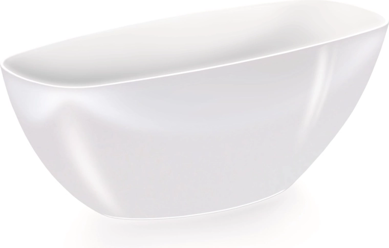 Orhidejām paredzēta bļoda Coubi 36 cm, balta