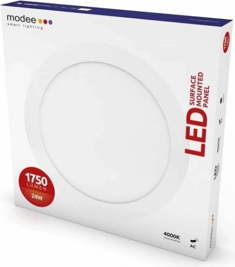 Modee apaļš LED panelis 24 W neitrāli balts