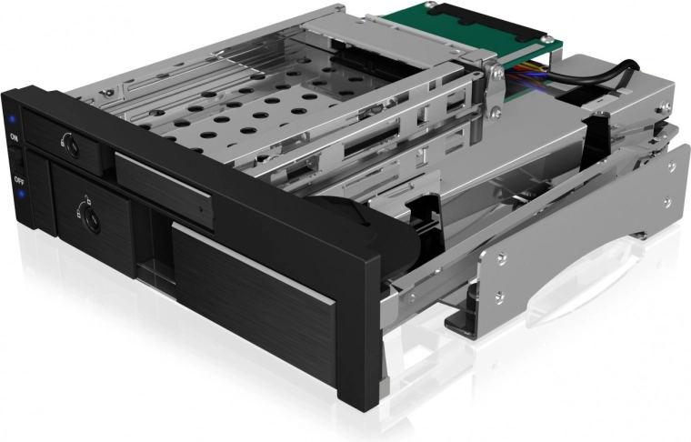 ICY BOX HDD enclosure for 1x 2.5" and 1x 3.5" SATA/SAS