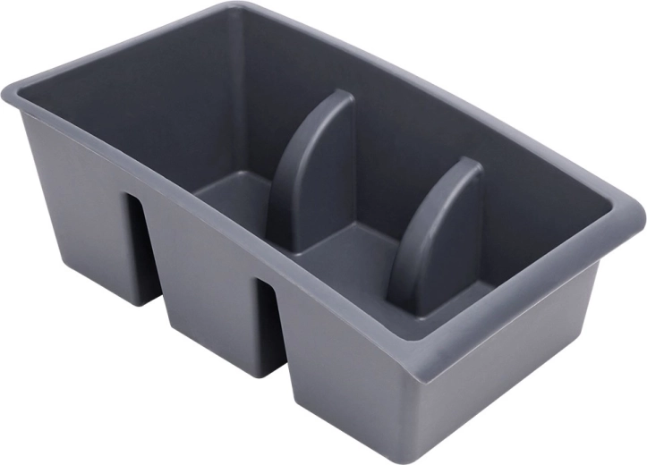 Pārskatāma šķirošana trīs nodalījumos