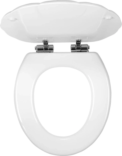WC sēdeklis LYRA no finierēta MDF ar lēnu nolaišanu