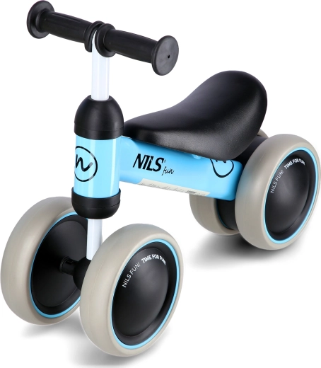 Bērnu skrejritenis bez pedāļiem NILS Fun, zils