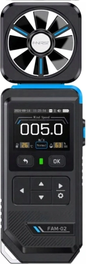 FNIRSI digitālais anemometrs FAM-02