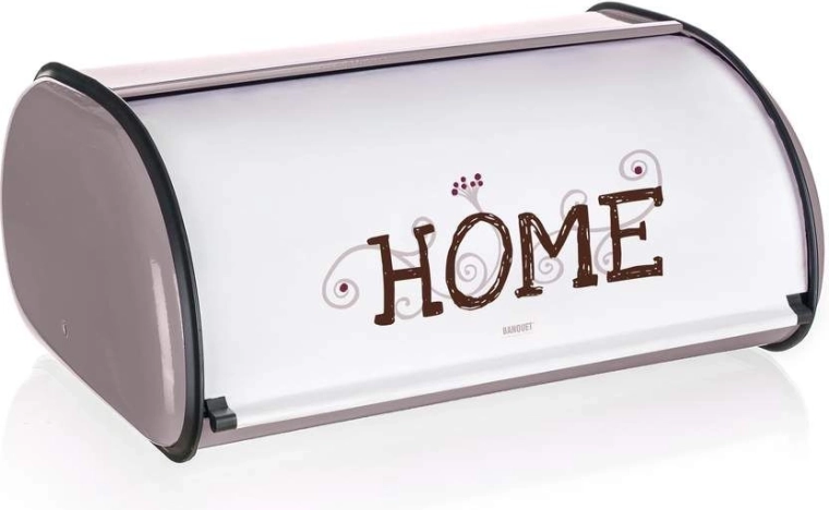 Tērauda maizes kaste HOME 43,5 × 27,5 × 18,5 cm
