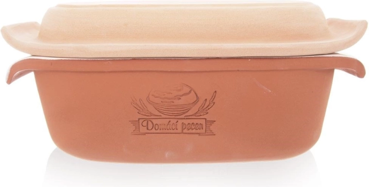Ceramic Bread Baking Dish with Lid 33 cm