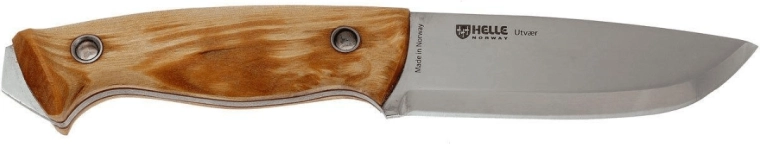Helle Utvær āra (outdoor) nazis 10 cm, karēlijas bērzs, ādas maksts