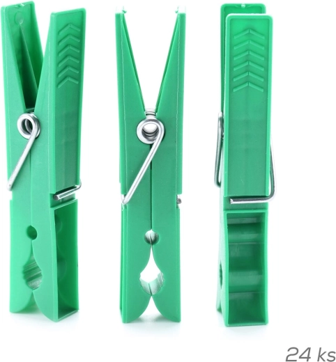 Polypropylene clothes pegs 24 pcs
